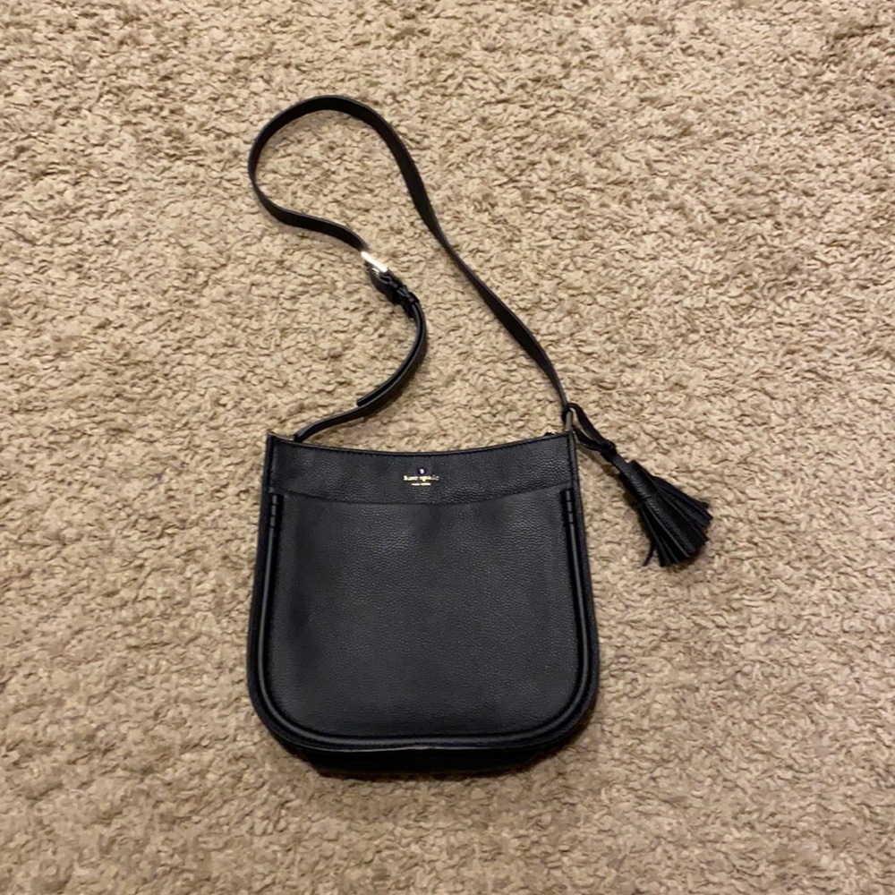 Beautiful Kate Spade Orchard Street Crossbody Black Leather Purse